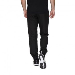 MENS STRIPE CUFFED TRACKPANT BLACK