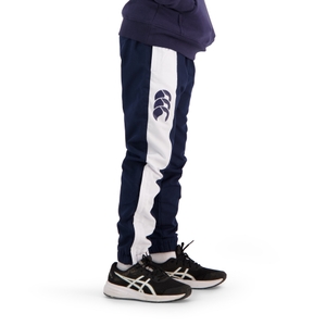 KIDS STRIPE CUFFED TRACKPANT NAVY