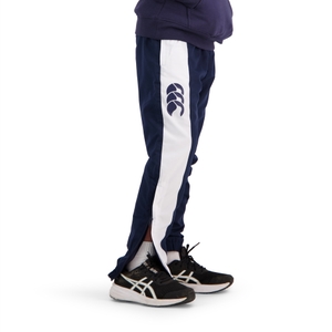 KIDS STRIPE CUFFED TRACKPANT NAVY