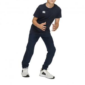 CANTERBURY KIDS TEAM TONAL TAPER LEG CUFFED TRACK PANT - NAVY