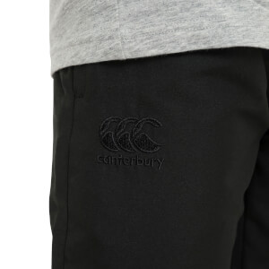 CANTERBURY KIDS TEAM TONAL TAPER LEG CUFFED TRACK PANT - BLACK
