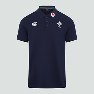 Mens Ireland Team Polo Shirt Blue
