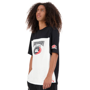 Mens Rugger Large Logo T-Shirt in Black