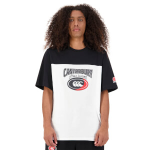 Mens Rugger Large Logo T-Shirt in Black