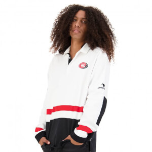 Mens Rugger Rugby in White-S