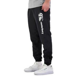 MENS UGLIES 32" TAPERED CUFF STADIUM PANTS - BLACK
