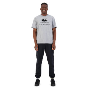 Mens of NZ Short Sleeve Tonal Graphic T-Shirt in Grey
