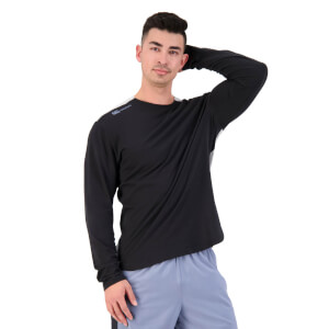 Mens Vapodri Formation Long Sleeve T-Shirt in Black-S