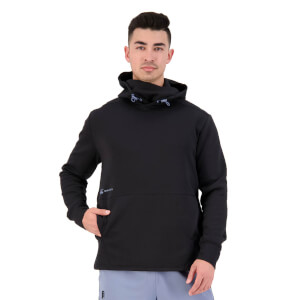 Mens Vapodri Formation Over Head Hoodie in Black-S