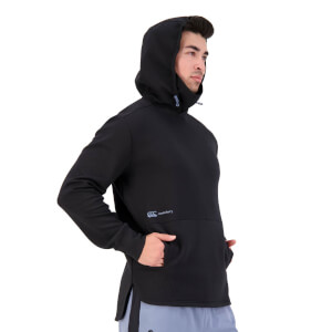MENS VAPODRI FORMATION OVER HEAD HOODIE - BLACK