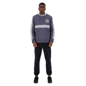 Mens of NZ Over Head Hoodie in Grey Marl