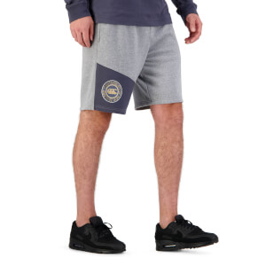 Mens of NZ Knit 9" Short in Grey Marl