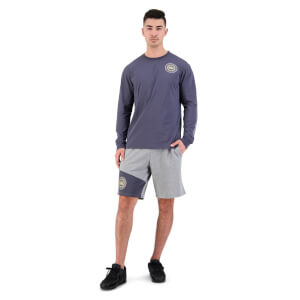 Mens of NZ Knit 9" Short in Grey Marl