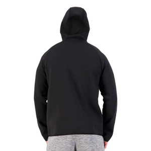 MENS VAPODRI FULL ZIP TEMPO HOODED SWEATSHIRT - BLACK