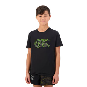 Kids Militia Short Sleeve T-Shirt in Black-8YR