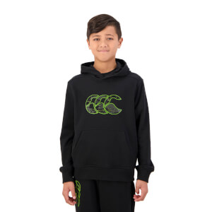 Kids Militia Hoodie in Jet Black-8YR
