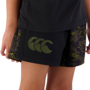 Kids Militia Harlequin Short in Jet Black