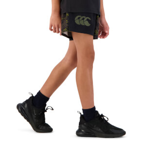 Kids Militia Harlequin Short in Jet Black