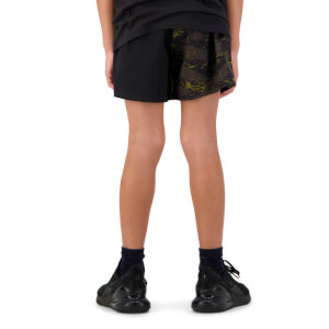 Kids Militia Harlequin Short in Jet Black