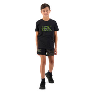 Kids Militia Harlequin Short in Jet Black