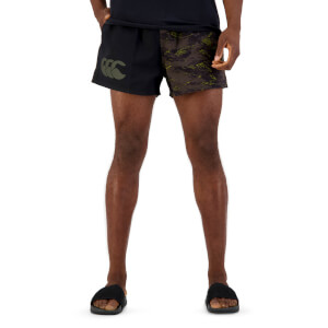 Mens Militia 3" Harlequin Short in Black-30