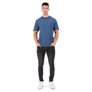 Men's Fundamentals Micro Stripe Short Sleeve T-Shirt in Blue