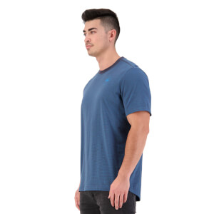 Men's Fundamentals Micro Stripe Short Sleeve T-Shirt in Blue