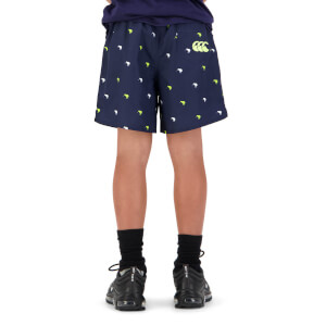 Kids Printed Tactic Short in Blue