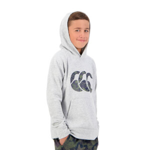 Kids Militia Over Head Hoodie in Grey
