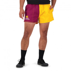 MENS OF NZ HARLEQUIN 3" SHORT - BROWN - 28