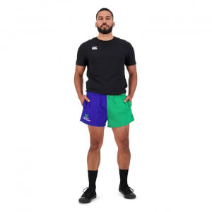 MENS OF NZ HARLEQUIN 3" SHORT - GREEN