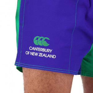 MENS OF NZ HARLEQUIN 3" SHORT - GREEN
