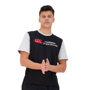 Mens of NZ Short Sleeve T-Shirt in Black-S