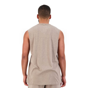 Mens Revolt Singlet in Beige
