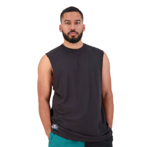 Mens Revolt Singlet in Black-S