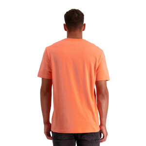 Mens Fundamentals Axis Short Sleeve T-Shirt in Coral