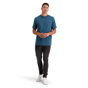 MENS FUNDAMENTALS MICRO STRIPE SHORT SLEEVE T-SHIRT - GREEN