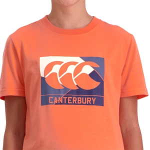 Kids Fundamentals Axis Short Sleeve T-Shirt in Coral