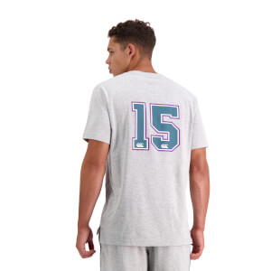 Mens Pitch 15" Short Sleeve T-Shirt in Grey