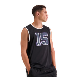 Mens Pitch 15" Singlet in Black