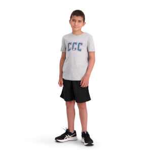 Kids Pitch 15" Short Sleeve T-Shirt in Grey