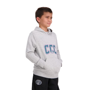Kids Pitch 15" Over Head Hoodie in Grey