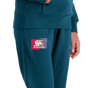 Kids The Clash Knit Pant in Green
