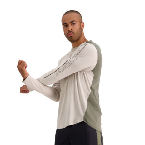 MENS VAPODRI FORMATION LONG SLEEVE T-SHIRT - GREY