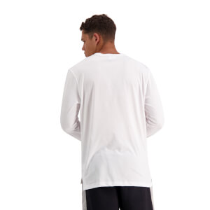 Mens Militia Long Sleeve T-Shirt in White