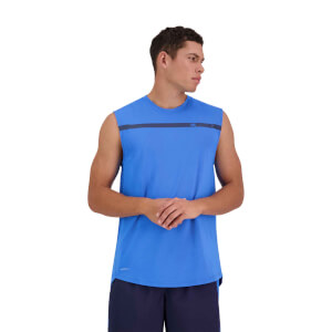 Mens Vapodri Formation Singlet in Blue-S