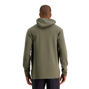 Mens Vapodri Formation Over Head Hoodie in Khaki