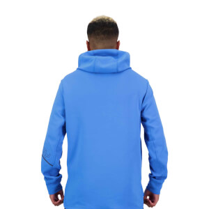 MENS VAPODRI FORMATION OVER HEAD HOODIE - BLUE