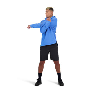 MENS VAPODRI FORMATION OVER HEAD HOODIE - BLUE