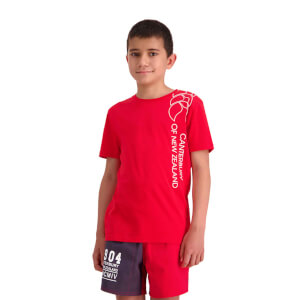Kids of NZ Print T-Shirt in Red